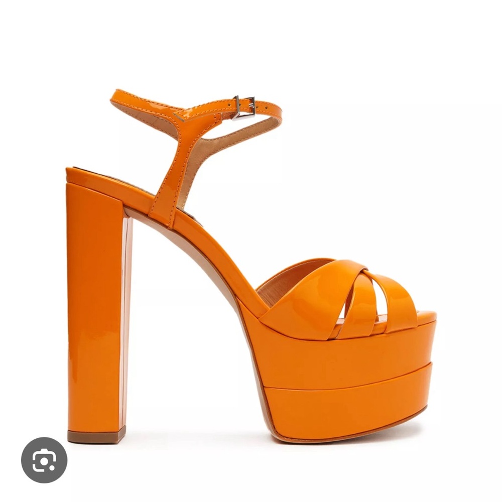 Schutz Keefa, Size 9 in Bright Sun (Orange) Brand New with Box and Shoe Bag!!!